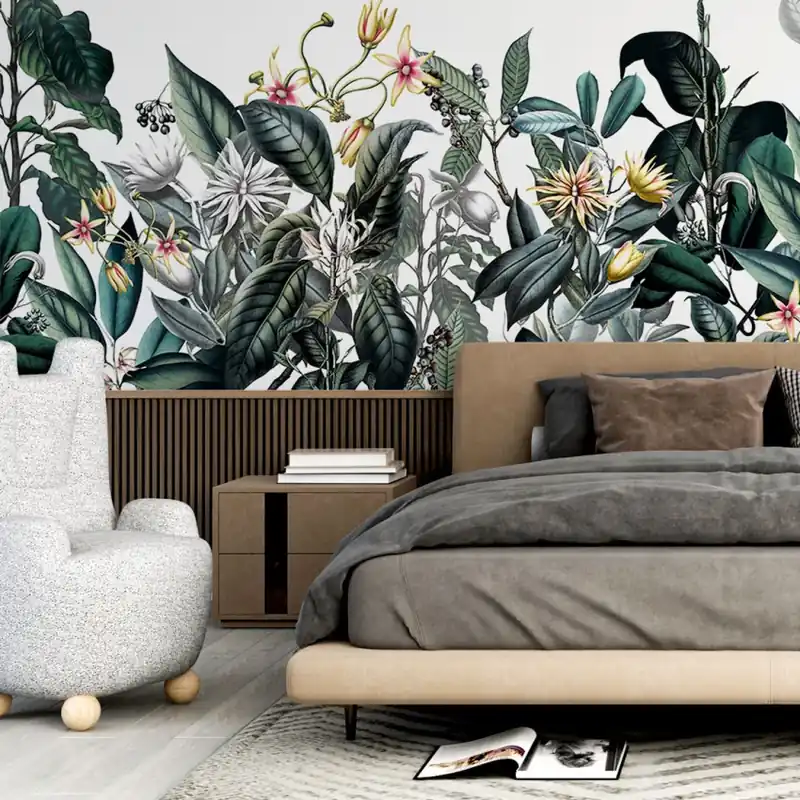 Nu rata Cali Floral, Dark Green, PaperMint